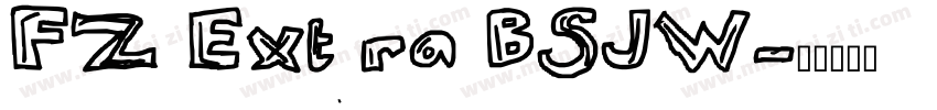 FZ Extra BSJW字体转换